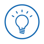 Bulb icon representing innovative forward-thinking approach in STEAM education